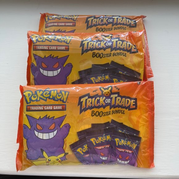 Pokemon TCG Trick or Trade BOOster Bundle Lot of 3 packs - Picture 3 of 5